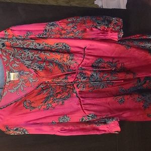 Silk patterned blouse